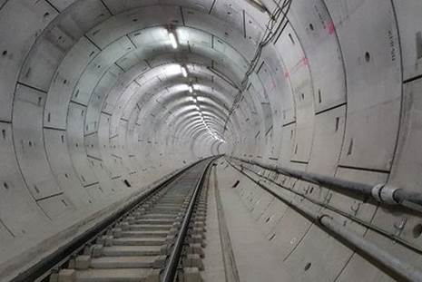 Rail Tunnel under construction